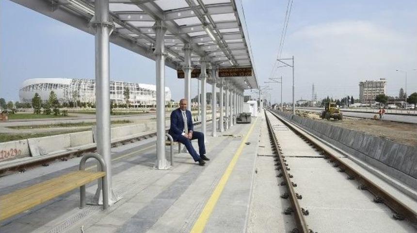 Tekkek&ouml;y&rsquo;de Raylı Sistem Heyecanı