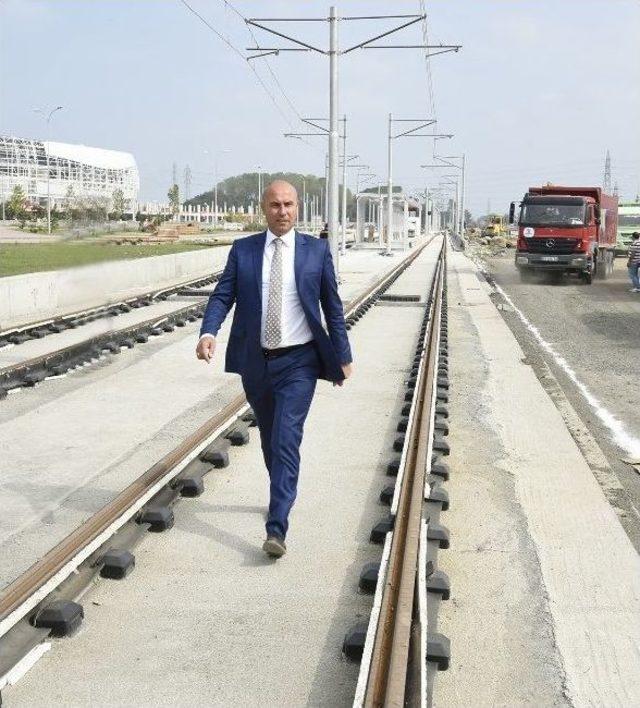 Tekkeköy’de Raylı Sistem Heyecanı