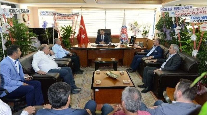 Dto Başkanı Erdoğan&rsquo;a Ziyaretler S&uuml;r&uuml;yor