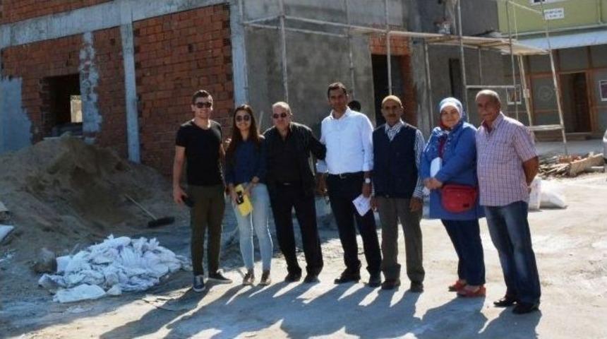 Spil Mahallesi K&uuml;lt&uuml;r Ve Taziye Evi İnşaatı S&uuml;r&uuml;yor