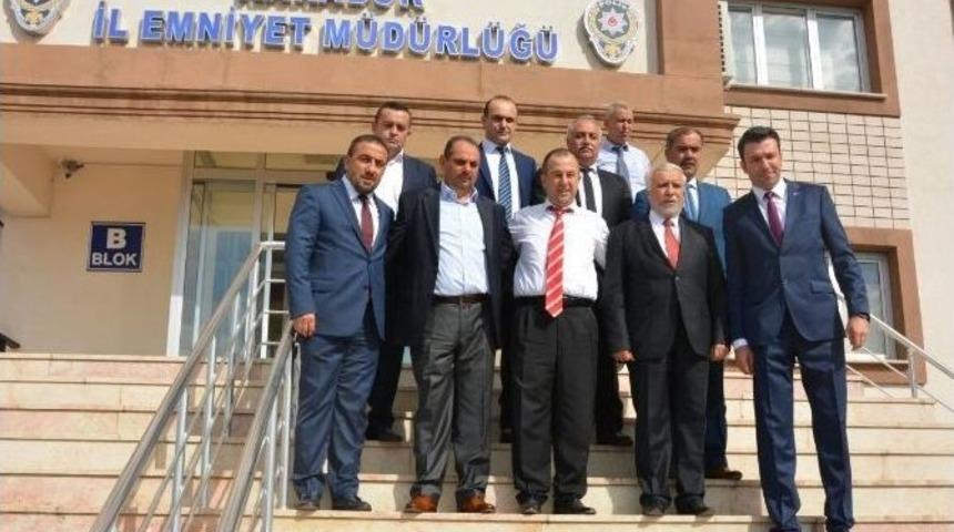 &Ccedil;elik - İş Sendikası Genel Başkanı Değirmenci Karab&uuml;k&rsquo;te Ziyaretlerde Bulundu