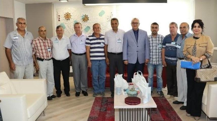Manisalı Arıcılardan Başkan Erg&uuml;n&rsquo;e Teşekk&uuml;r Ziyareti