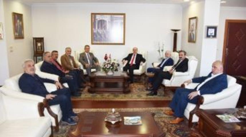 Dtso Meclisinden Vali Z&uuml;lkif Dağlı&rsquo;ya Ziyaret