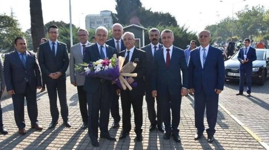Başkan Kayda, Vali G&uuml;ven&ccedil;er&rsquo;i Ağırladı