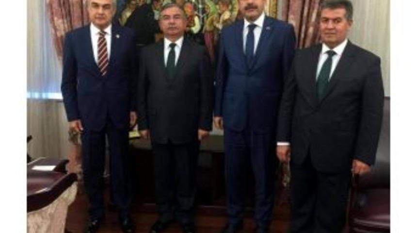 Ak Parti&rsquo;li Erdem, Savaş Ve Başkan Erol, Bakan Yılmaz&rsquo;ı Ziyaret Etti.