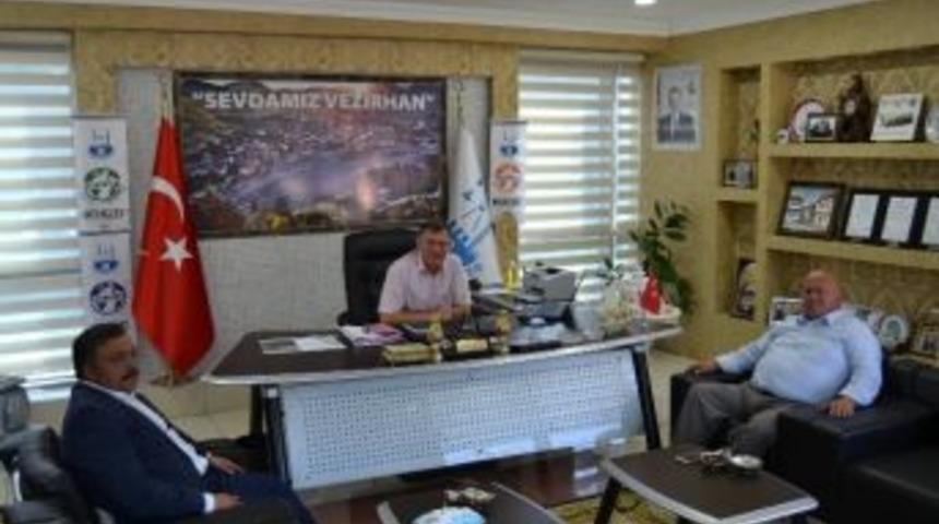 Ziraat Odası Başkanı Sevinen Ve Muhtar &Ccedil;ınar&rsquo;dan Başkan Duymuş&rsquo;a Ziyaret