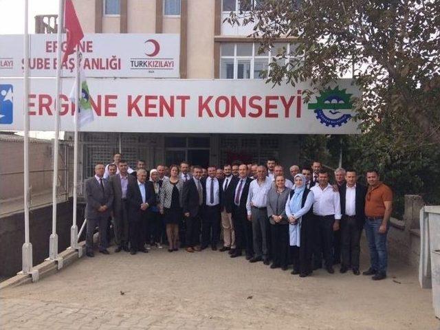 Ak Parti Tekirdağ İl Başkanı Yüksel, Ergene İlçesini Ziyaret Etti