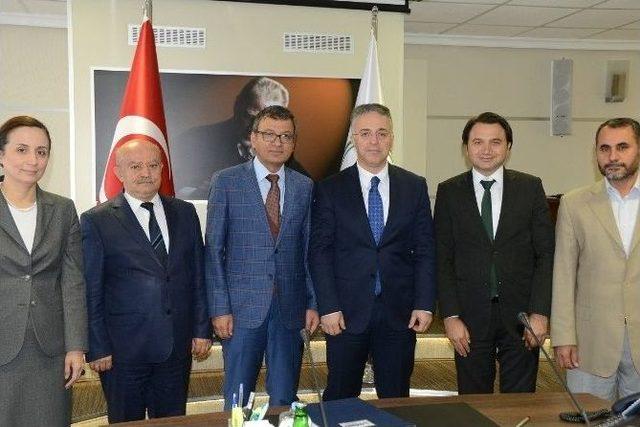 D&uuml;zbağ İ&ccedil;mesuyu Projesi İnşaat Protokol&uuml; İmzalandı 2