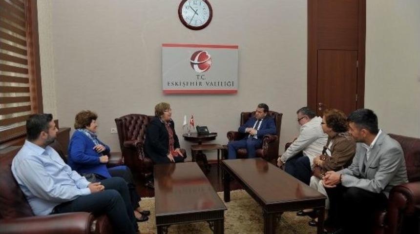 Rumeli İş Adamları Ve Kanserle Yaşam Derneği&rsquo;nden Vali &Ccedil;elik&rsquo;e Ziyaret