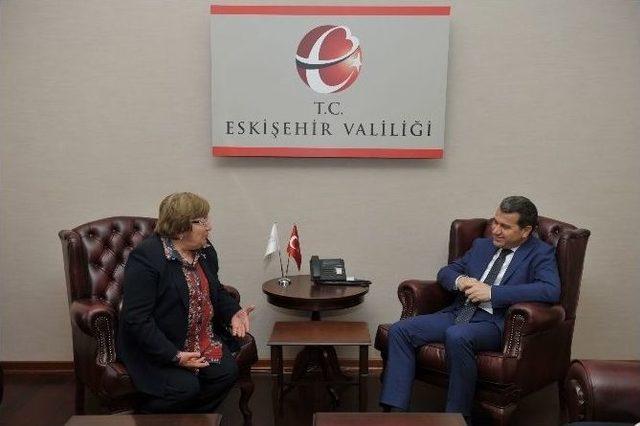 Rumeli İş Adamları Ve Kanserle Yaşam Derneği&rsquo;nden Vali &Ccedil;elik&rsquo;e Ziyaret 1