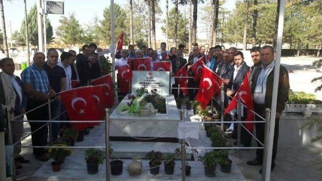 Samsunlu Şehit Yakını Ve Gazilerden Halisdemir’in Mezarına Ziyaret