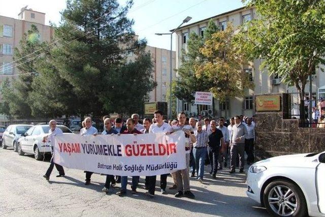 Batman&rsquo;da &rsquo;d&uuml;nya Y&uuml;r&uuml;y&uuml;ş G&uuml;n&uuml;&rsquo; Etkinliği D&uuml;zenlendi 1