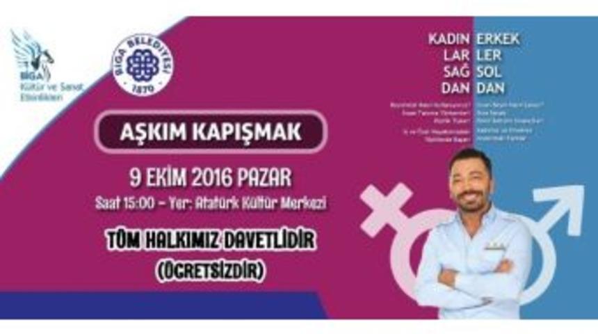 &Uuml;nl&uuml; Stand-up&rsquo;&ccedil;ı Biga&rsquo;ya Geliyor