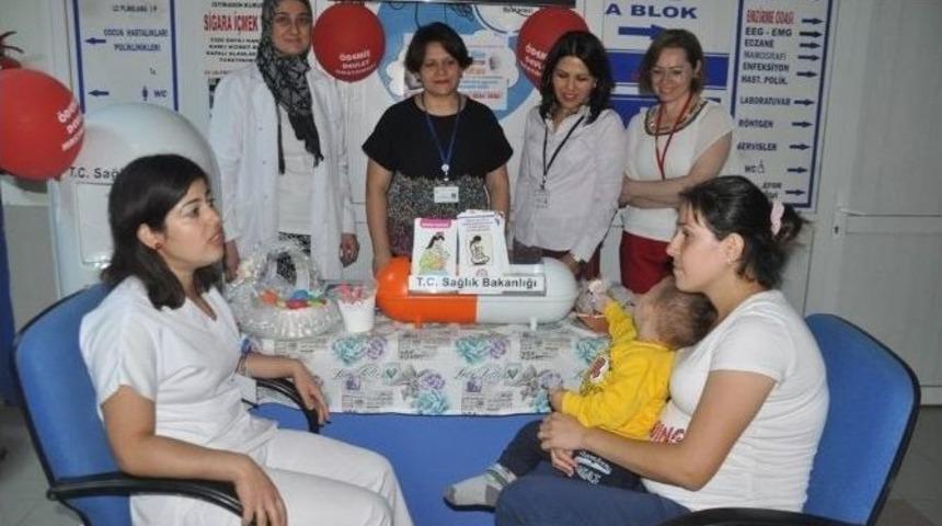 &Ouml;demiş&rsquo;te Emzirme Haftası Kutlandı