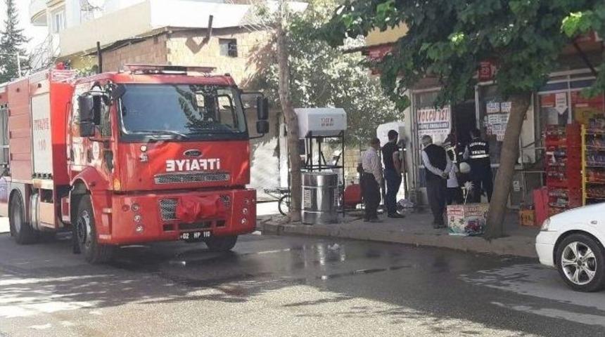 İşyerinde Korkutan Yangın