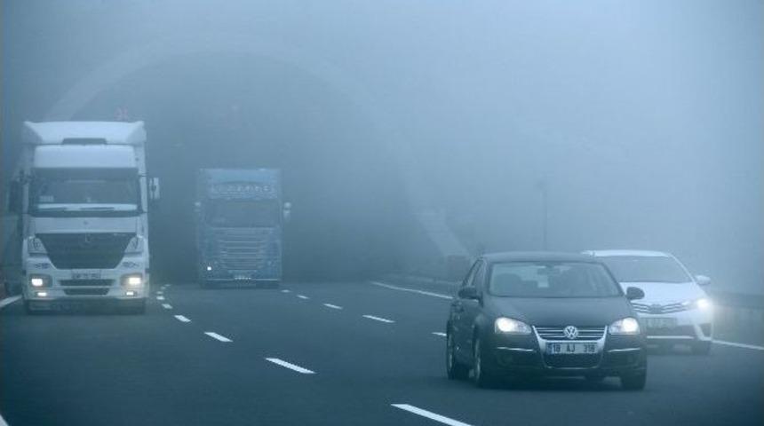 900 Rakımlı Bolu Dağı&rsquo;na Sis &Ccedil;&ouml;kt&uuml;