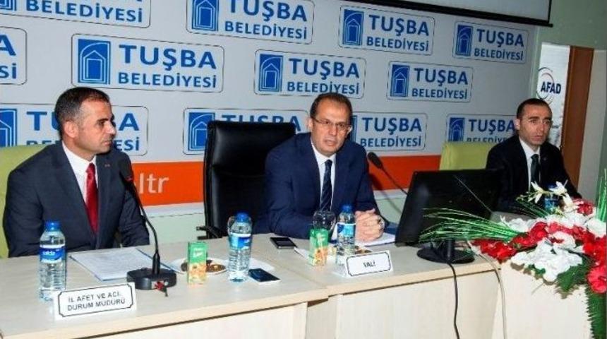 Van&rsquo;da İl Afet M&uuml;dahale Planı Masa Başı Tatbikatı