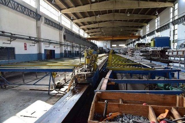 Başkan Yılmaz Al&uuml;minyum Fabrikasını İnceledi 2