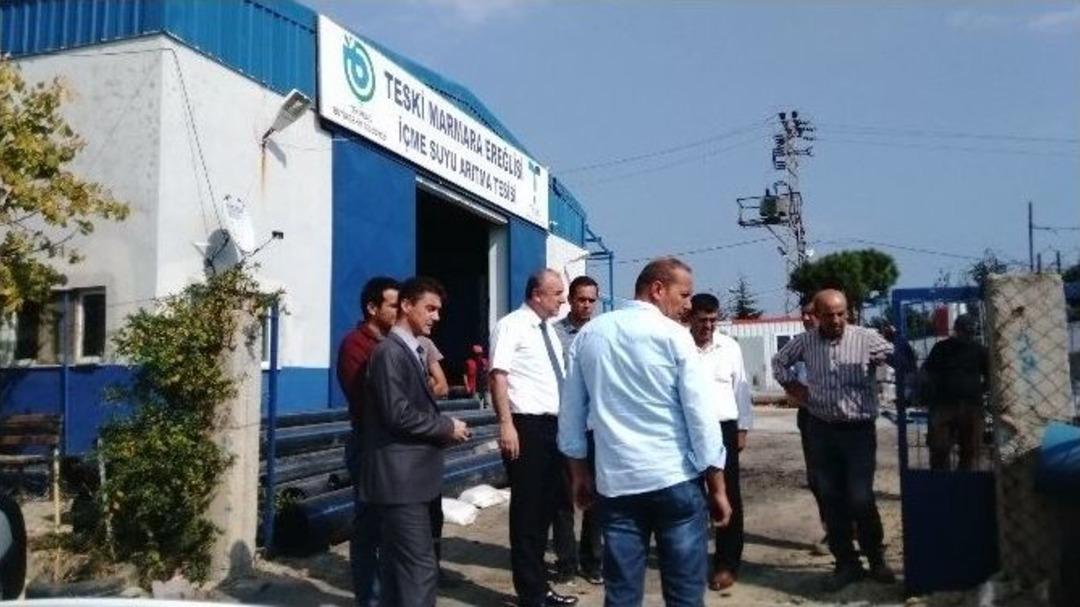 Genel M&uuml;d&uuml;r Başa Teski&rsquo;nin Marmaraereğlisi Yatırımlarını İnceledi
