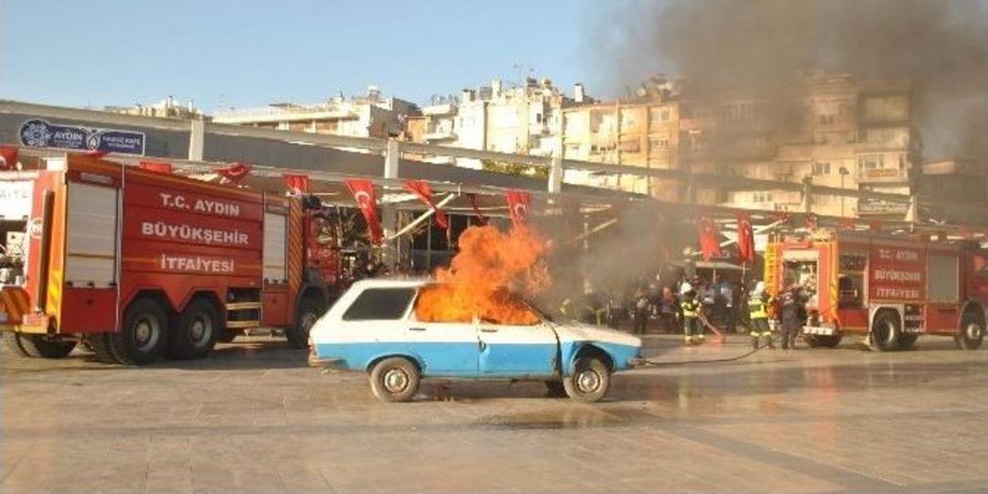 Aydın&rsquo;da Ger&ccedil;eğini Aratmayan Tatbikat