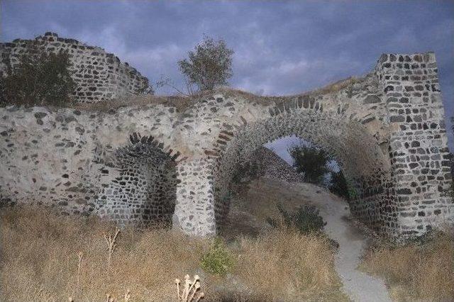 Tarihi Niksar Kalesi “ilanı Aşk Tahtasına” Döndü