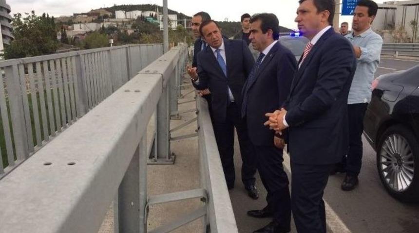 Vali G&uuml;zeloğlu Ve Başkan Toltar Eynerce Kavşağını İnceledi