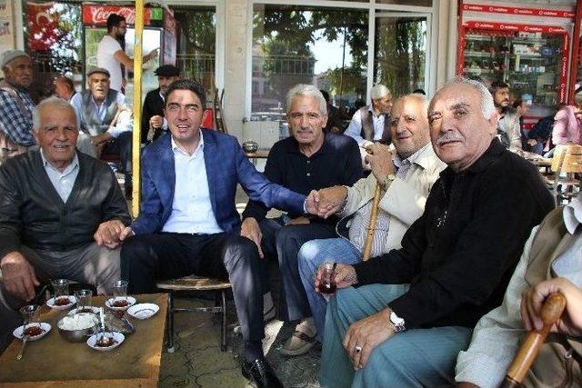 Chp İl Başkan Enver Kiraz Parti Emektarlarını Ziyaret Etti 1