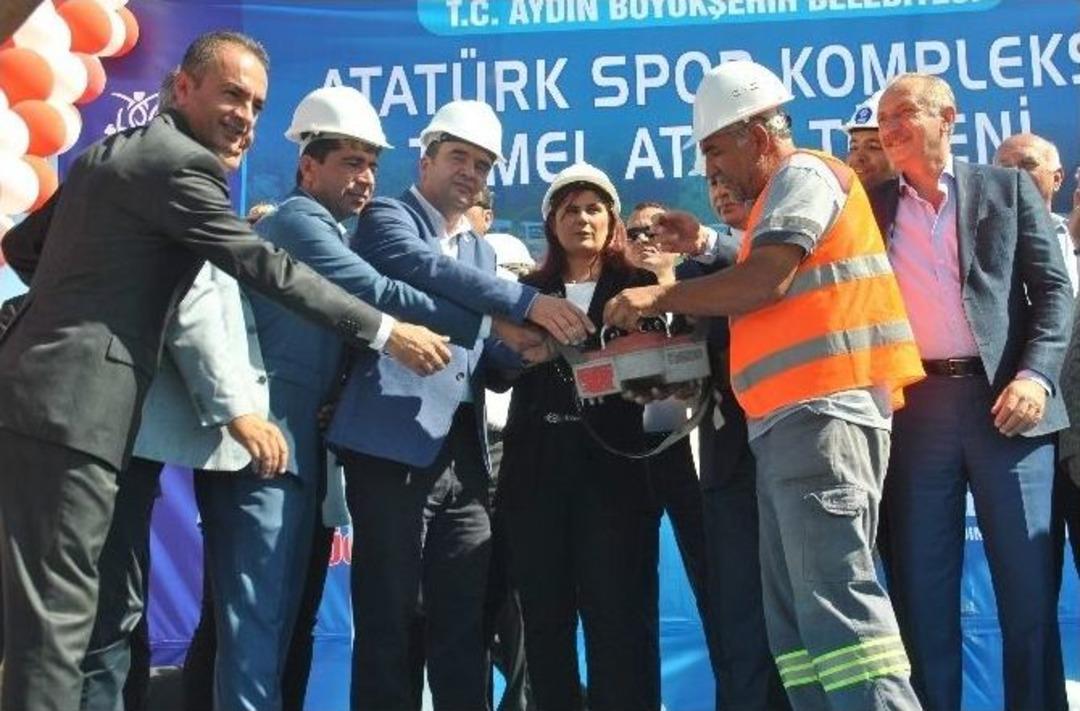 Aydın B&uuml;y&uuml;kşehir Belediyesi Spor Ve Sosyal Tesisleri&rsquo;nin Temeli Atıldı