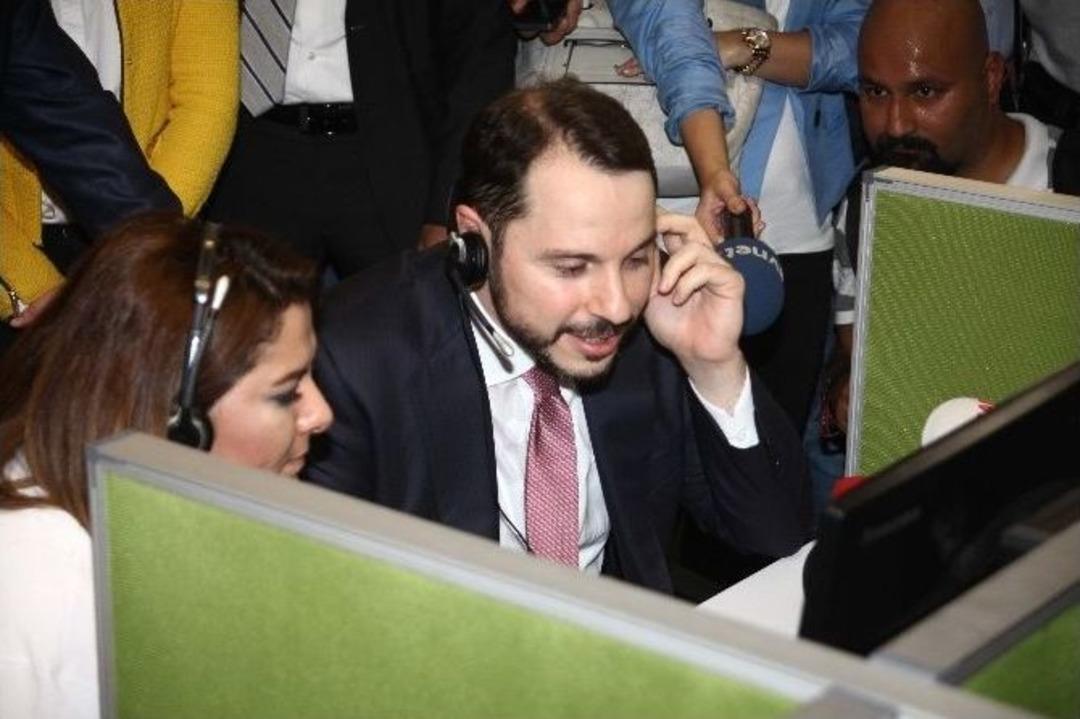 Bakan Albayrak &Ccedil;ağrı Merkezinde Operat&ouml;rl&uuml;k Yaptı