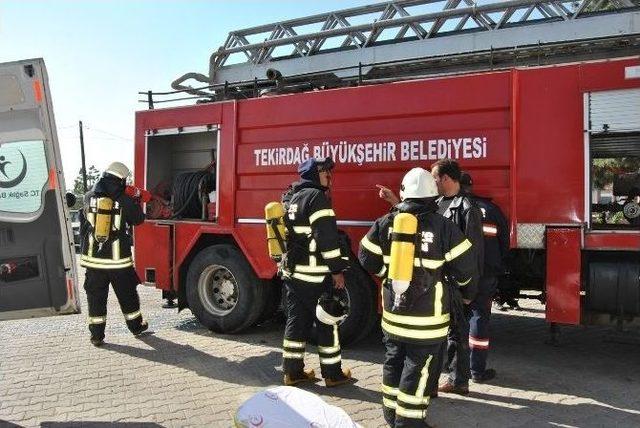 Hayrabolu Devlet Hastanesi’nde Yangın Tatbikatı