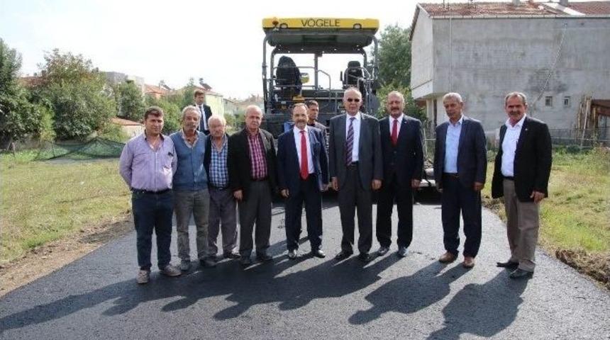 Bafra&rsquo;da Asfalt &Ccedil;alışmaları