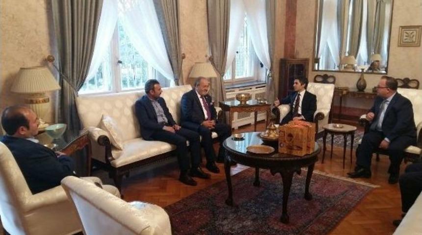 Uslu Ve K&uuml;lc&uuml;&rsquo;den Romanya B&uuml;y&uuml;kel&ccedil;isine Ziyaret