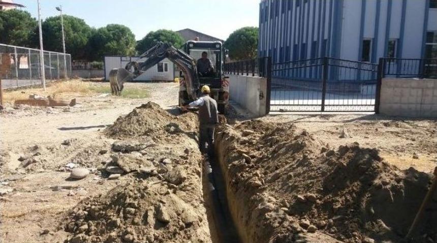 Maski&rsquo;den Saruhanlı&rsquo;ya Yağmur Suyu Hattı