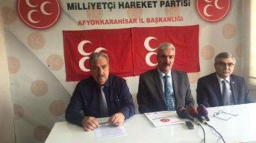 Mhp Afyonkarahisar İl Başkanı Raşit Demirel: