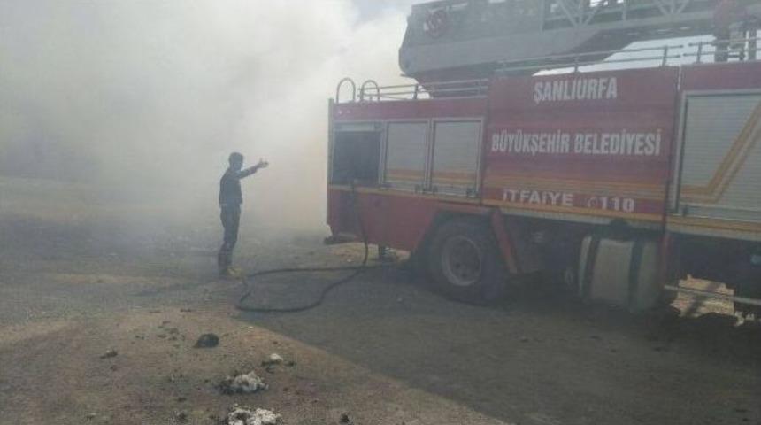 Pamuk Y&uuml;kl&uuml; Kamyon K&uuml;l Olmaktan Son Anda Kurtarıldı