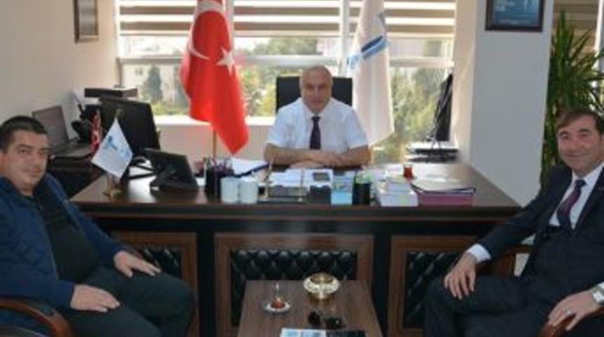 Teski &Ccedil;orlu Şube M&uuml;d&uuml;r&uuml;&rsquo;nden Genel M&uuml;d&uuml;r Başa&rsquo;ya Ziyaret