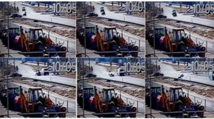 &Ouml;l&uuml;ml&uuml; Kaza Kameralara Yansıdı