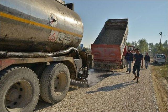 Tepebaşı Belediyesi Fen İşleri Ekipleri Çukurhisar’da