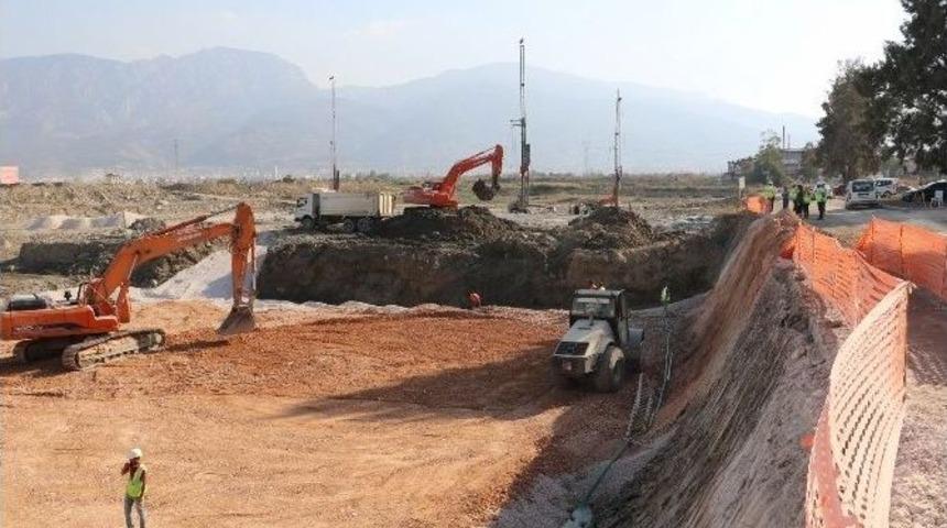 Atıksu Arıtma Tesisindeki &Ccedil;alışmalara Yakın Takip