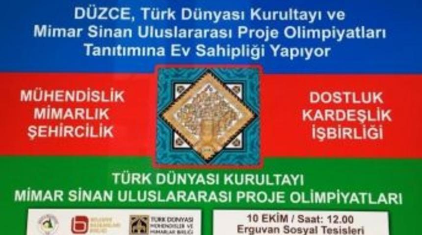 D&uuml;zce Belediyesi Uluslar Arası Proje Olimpiyatlarına Ev Sahipliği Yapıyor