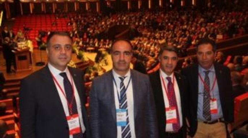 Başkan Sayar Ve Yeşil 9. Ticaret Ve Sanayi Şurası&rsquo;nda Başbakan İle G&ouml;r&uuml;şt&uuml;