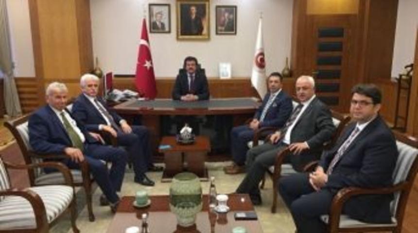 Denizli Heyetinden Bakan Zeybekci&rsquo;ye Ziyaret