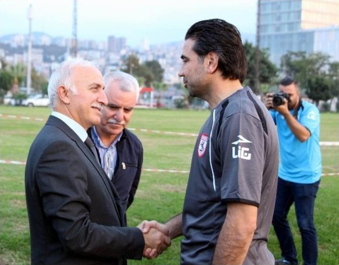 &Ouml;zk&ouml;yl&uuml;, Takımla İlk İdmana &Ccedil;ıktı