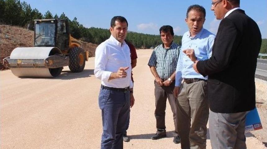 Milletvekili Altunyaldız, Yol Yapım Çalışmalarını İnceledi