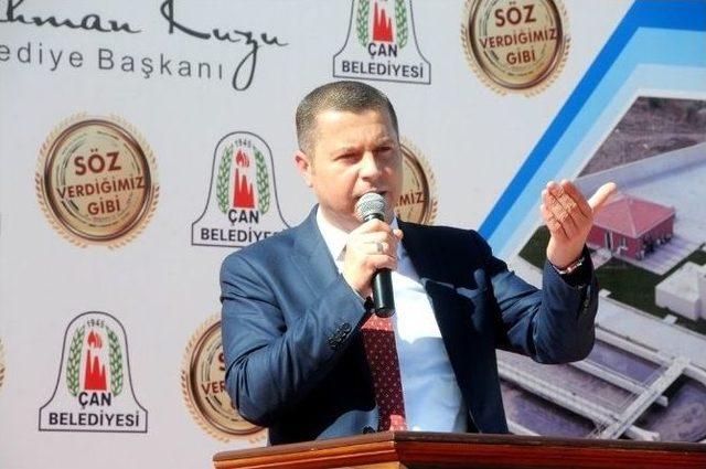 Çan Belediyesi’nin 15 Milyonluk Dev Yatırımı Törenle Hizmete Girdi