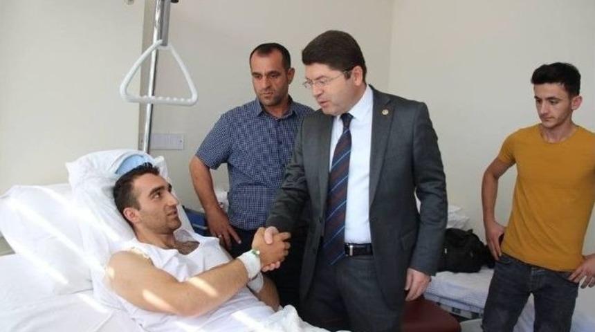 Milletvekili Tun&ccedil;, Yaralanan Askerleri Hastanede Ziyaret Etti
