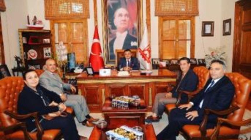 Başkan Yağcı&rsquo;ya Baş Sağlığı Ziyareti