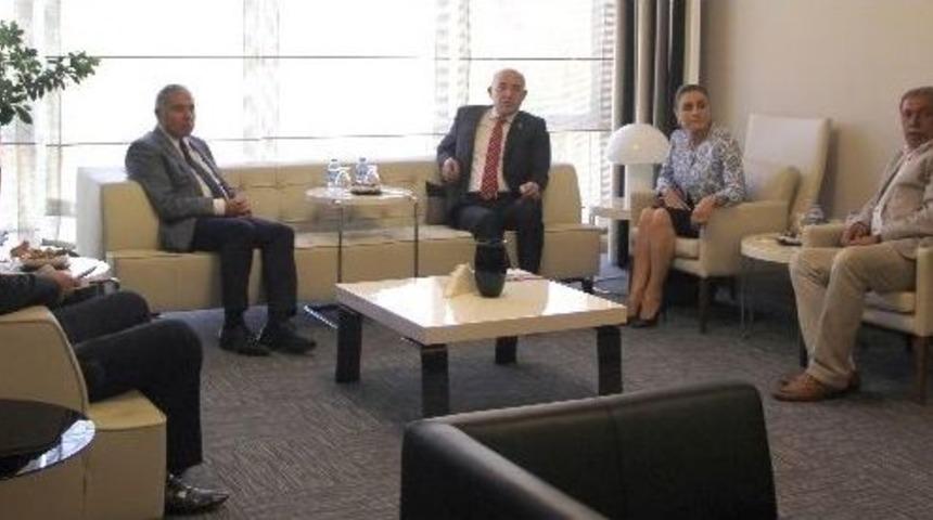 Mhp&rsquo;li Karakaya&rsquo;dan Aosb Başkanı S&uuml;tc&uuml;&rsquo;ye Ziyaret