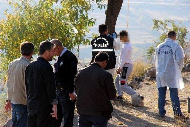 Ağaca Asılı Erkek Cesedi Bulundu 1