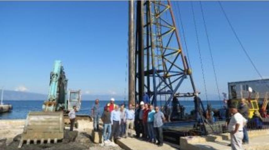 Mudanya Sahiline Teraslar Yapılıyor